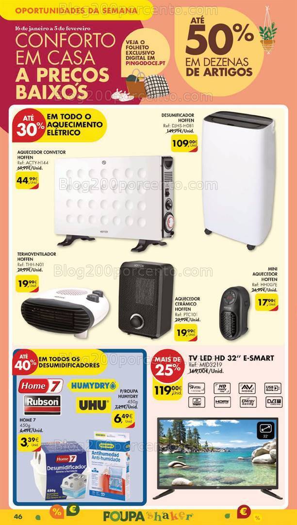Antevisão Folheto PINGO DOCE Lojas Grandes Promoções de 16 a 22 janeiro