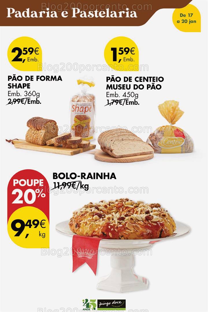 Antevisão Folheto PINGO DOCE Promoções Fim de Semana - 17 a 20 janeiro