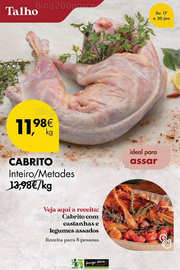 Antevisão Folheto PINGO DOCE Promoções Fim de Semana - 17 a 20 janeiro