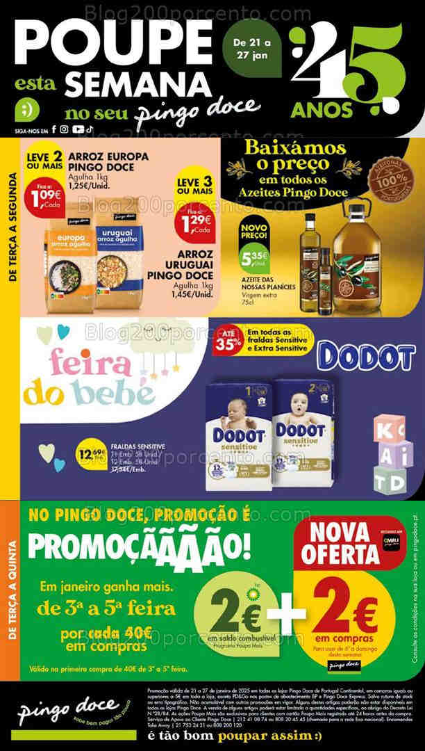 Antevisão Folheto PINGO DOCE Lojas Pequenas Promoções de 21 a 27 janeiro