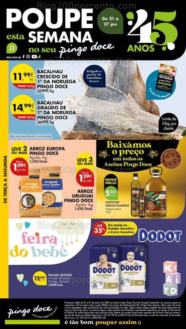 Antevisão Folheto PINGO DOCE Lojas Pequenas Promoções de 21 a 27 janeiro