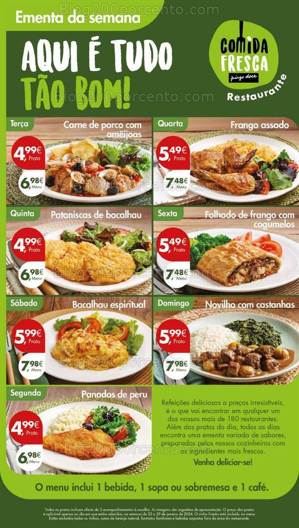 Antevisão Folheto PINGO DOCE Lojas Grandes Promoções 23 a 29 janeiro