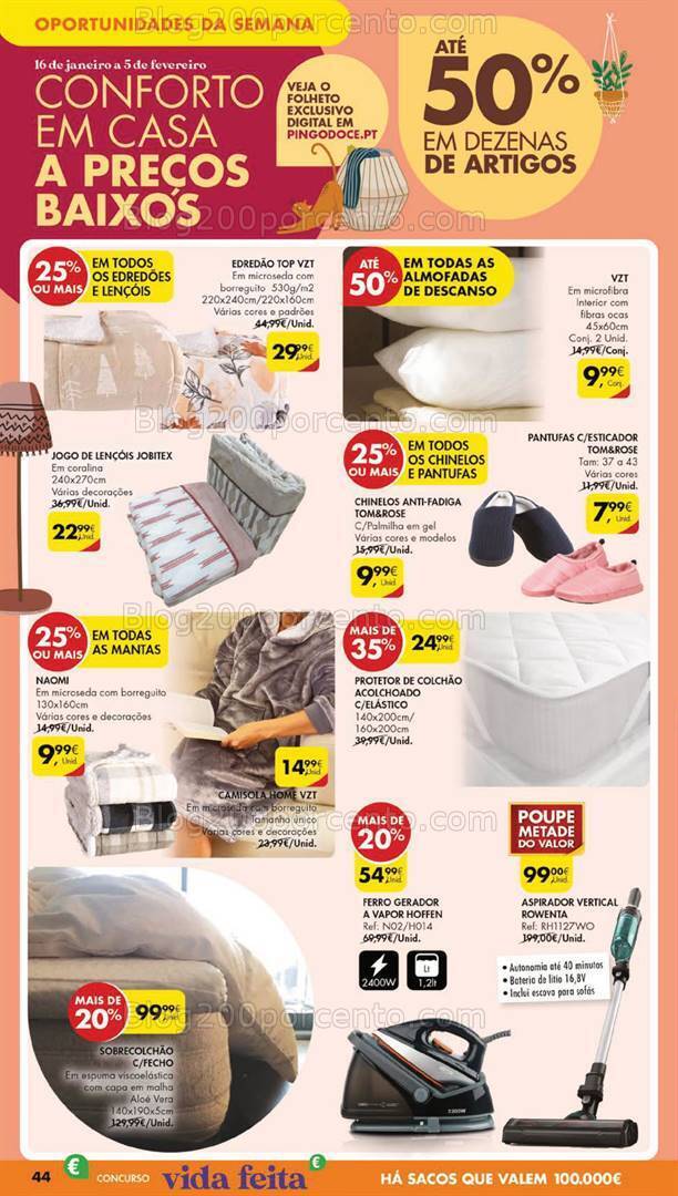 Antevisão Folheto PINGO DOCE Lojas Grandes Promoções 23 a 29 janeiro