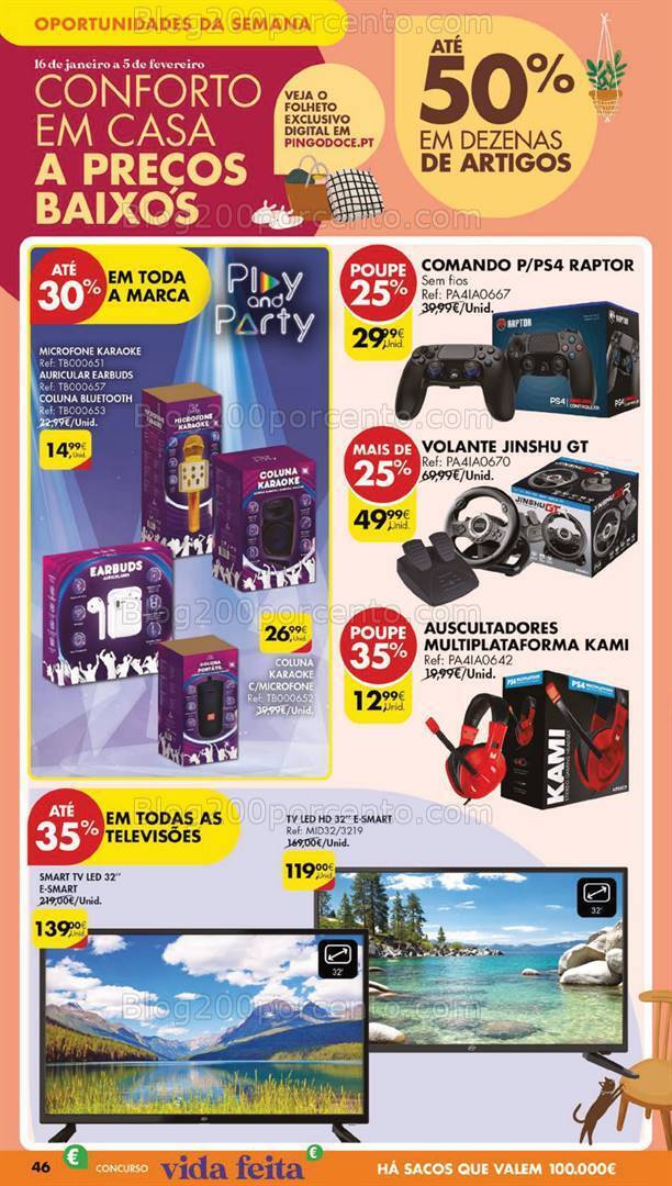 Antevisão Folheto PINGO DOCE Lojas Grandes Promoções 23 a 29 janeiro
