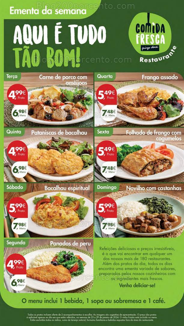 Antevisão Folheto PINGO DOCE Lojas Pequenas Promoções 23 a 29 janeiro