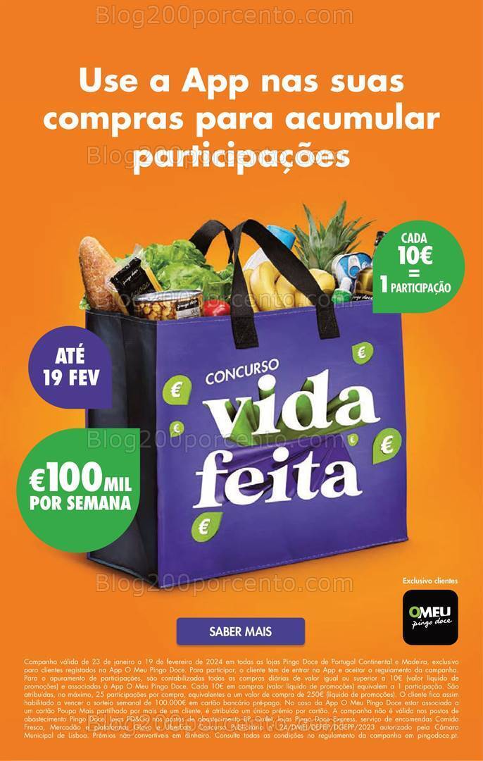 Antevisão Folheto PINGO DOCE Promoções Fim de Semana de 26 a 29 janeiro