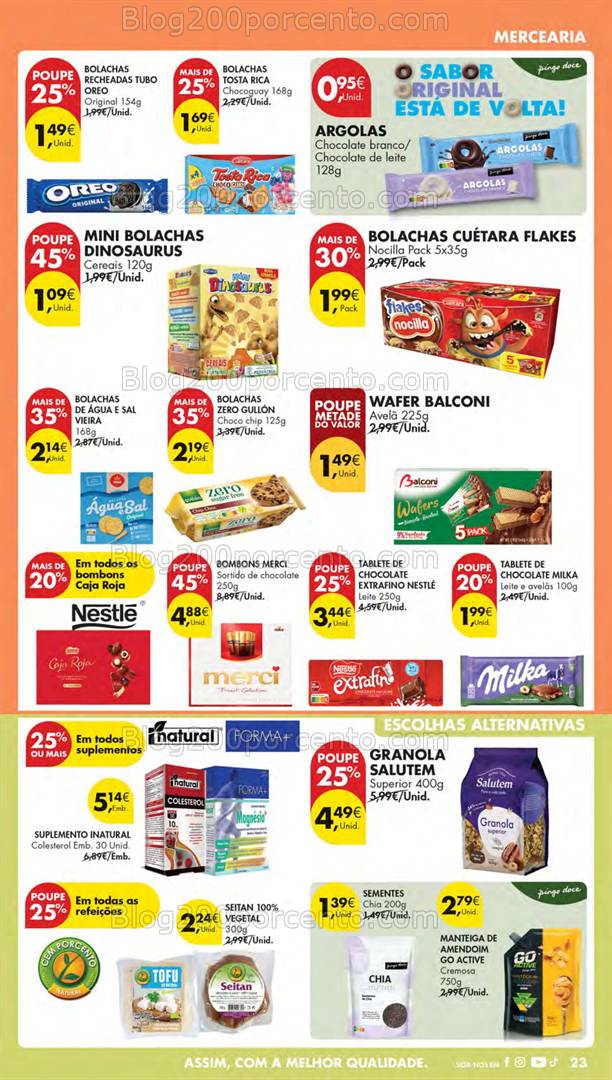 Antevisão Folheto PINGO DOCE Promoções de 28 janeiro a 3 fevereiro