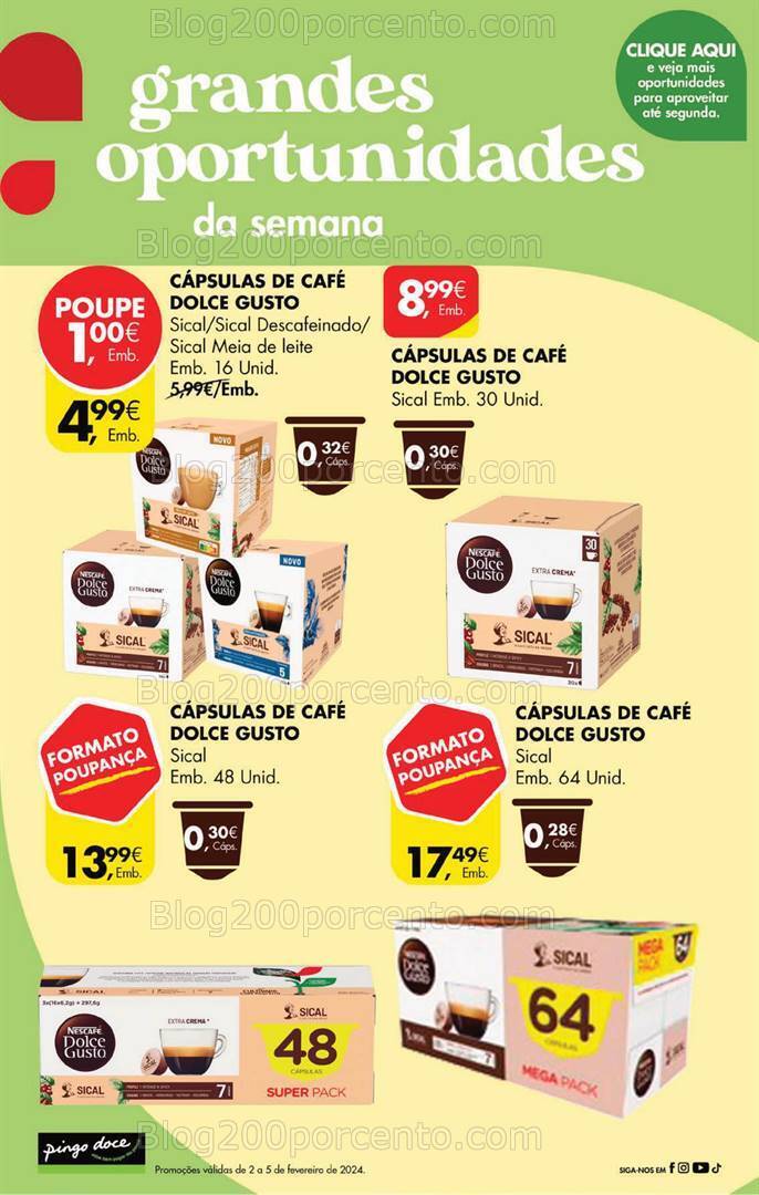 Antevisão Folheto PINGO DOCE Promoções Fim de Semana - 2 a 5 fevereiro