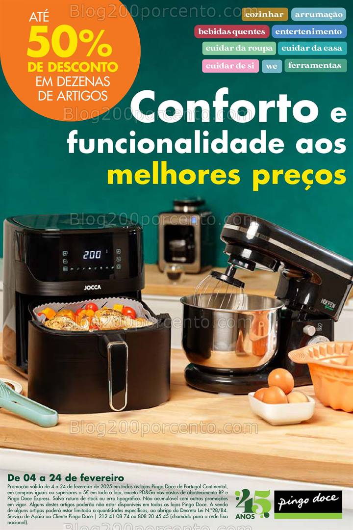 Antevisão Folheto PINGO DOCE Bazar Casa Equipada Promoções de 4 a 24 fevereiro