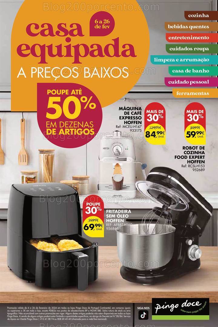 Antevisão Folheto PINGO DOCE Bazar Promoções de 6 a 26 fevereiro