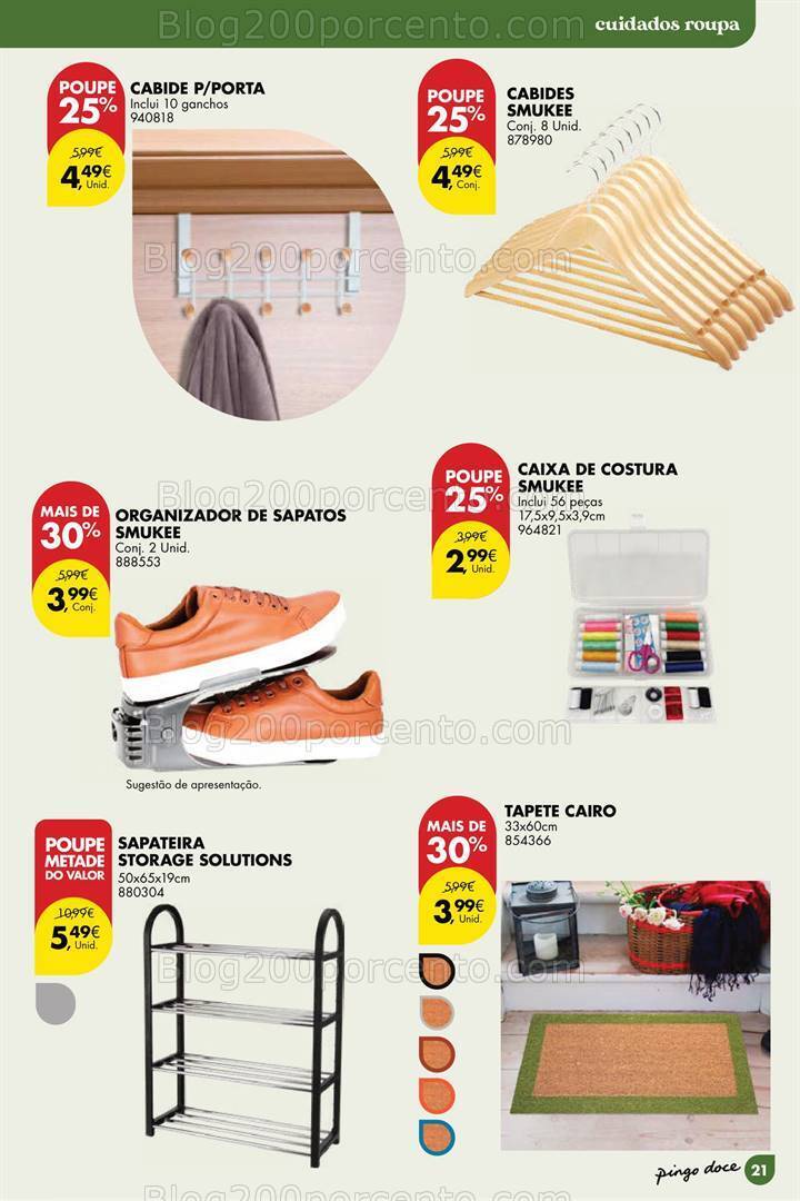 Antevisão Folheto PINGO DOCE Bazar Promoções de 6 a 26 fevereiro