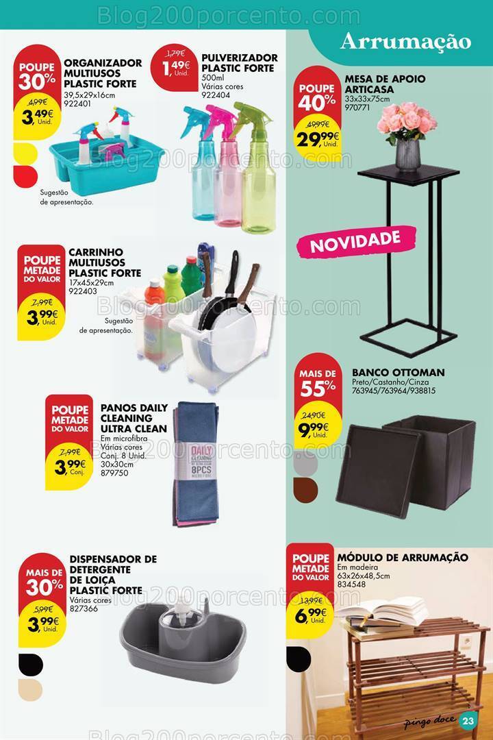 Antevisão Folheto PINGO DOCE Bazar Promoções de 6 a 26 fevereiro