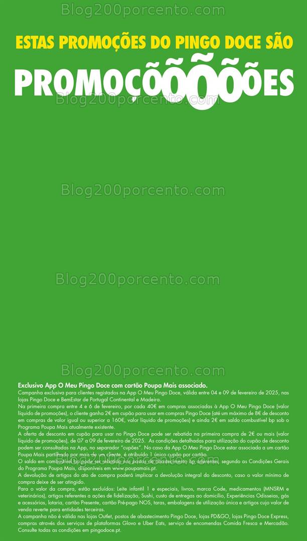 Antevisão Folheto PINGO DOCE Lojas Grandes Promoções de 4 a 10 fevereiro