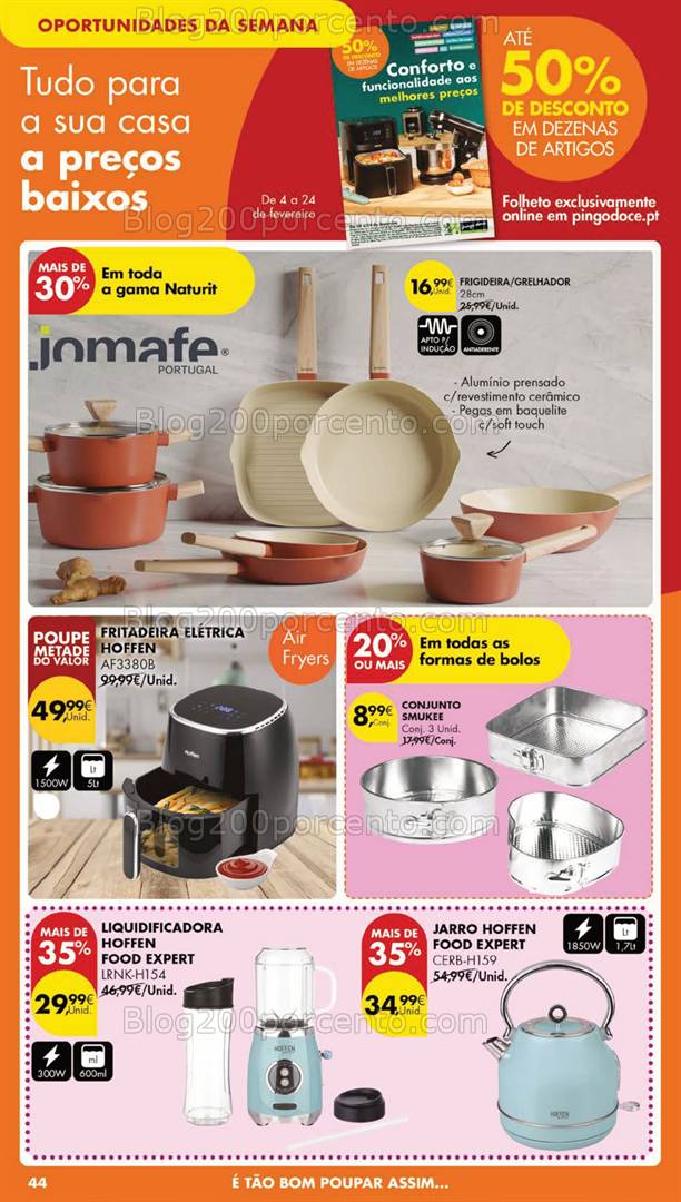 Antevisão Folheto PINGO DOCE Bazar Lojas Grandes Promoções de 4 a 10 fevereiro