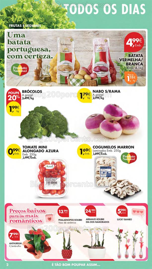 Antevisão Folheto PINGO DOCE Lojas Pequenas Promoções de 4 a 10 fevereiro