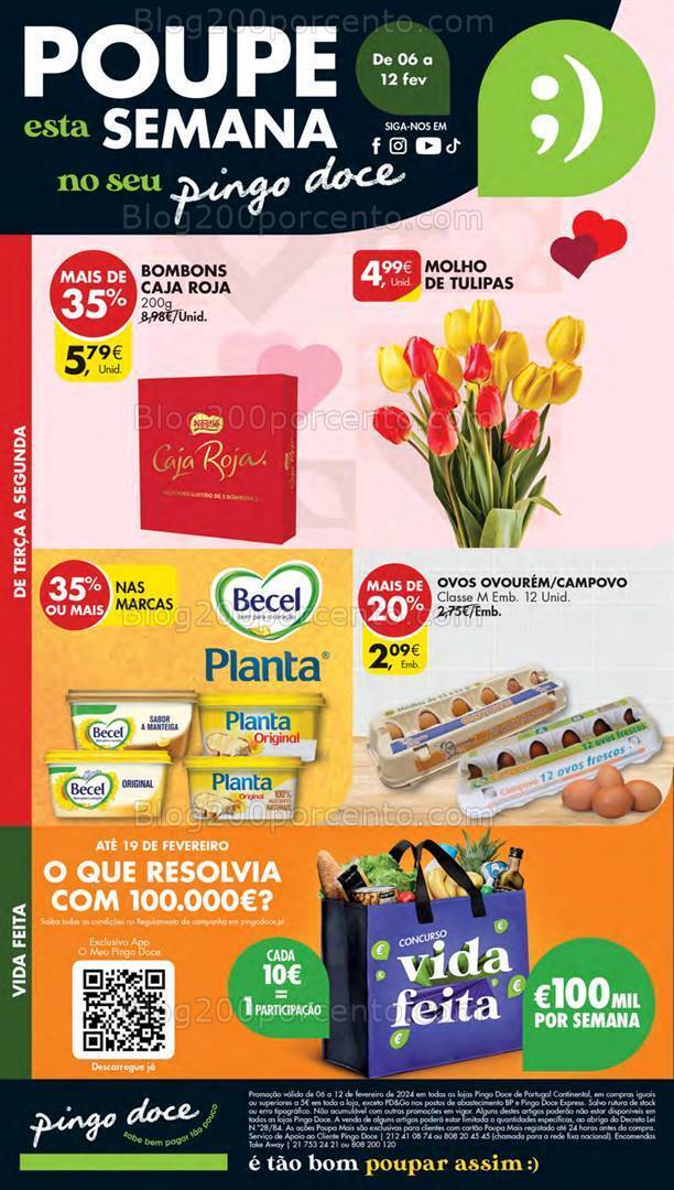 Antevisão Folheto PINGO DOCE Lojas Pequenas Promoções de 6 a 12 fevereiro