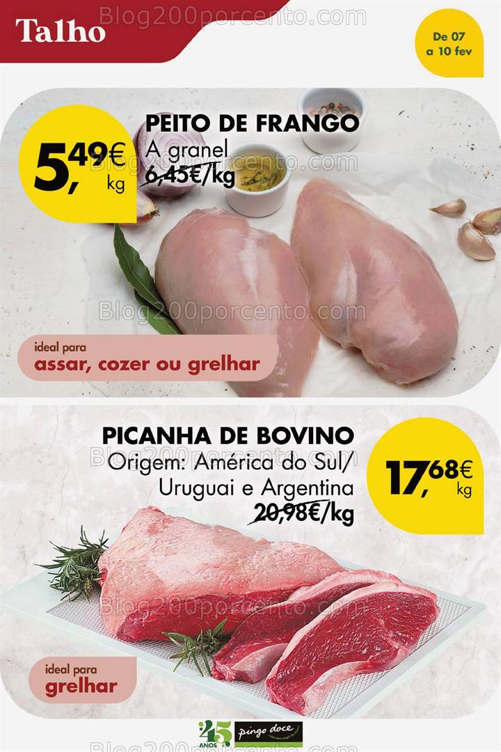 Antevisão Folheto PINGO DOCE Promoções Fim de Semana - 7 a 10 fevereiro