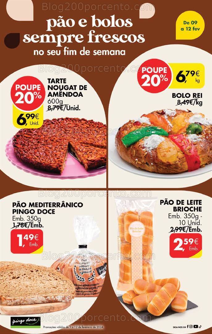 Antevisão Folheto PINGO DOCE Promoções Fim de Semana - 9 a 12 fevereiro