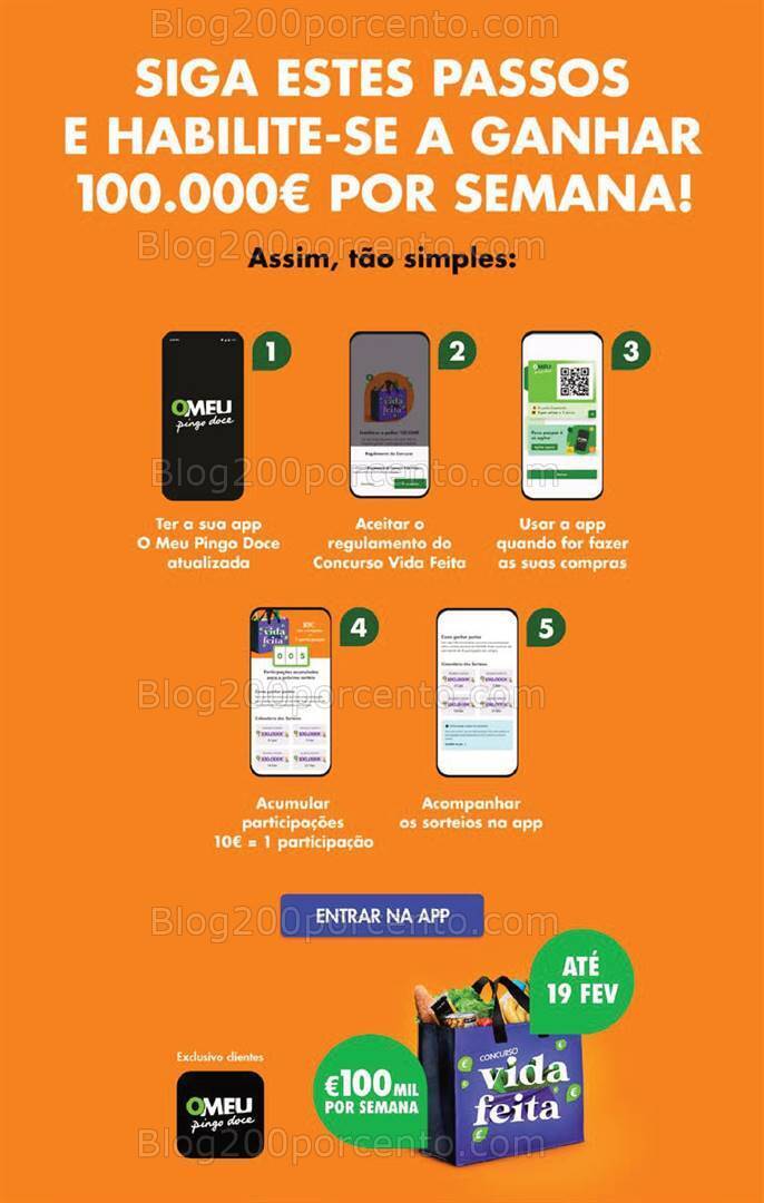 Antevisão Folheto PINGO DOCE Promoções Fim de Semana - 9 a 12 fevereiro