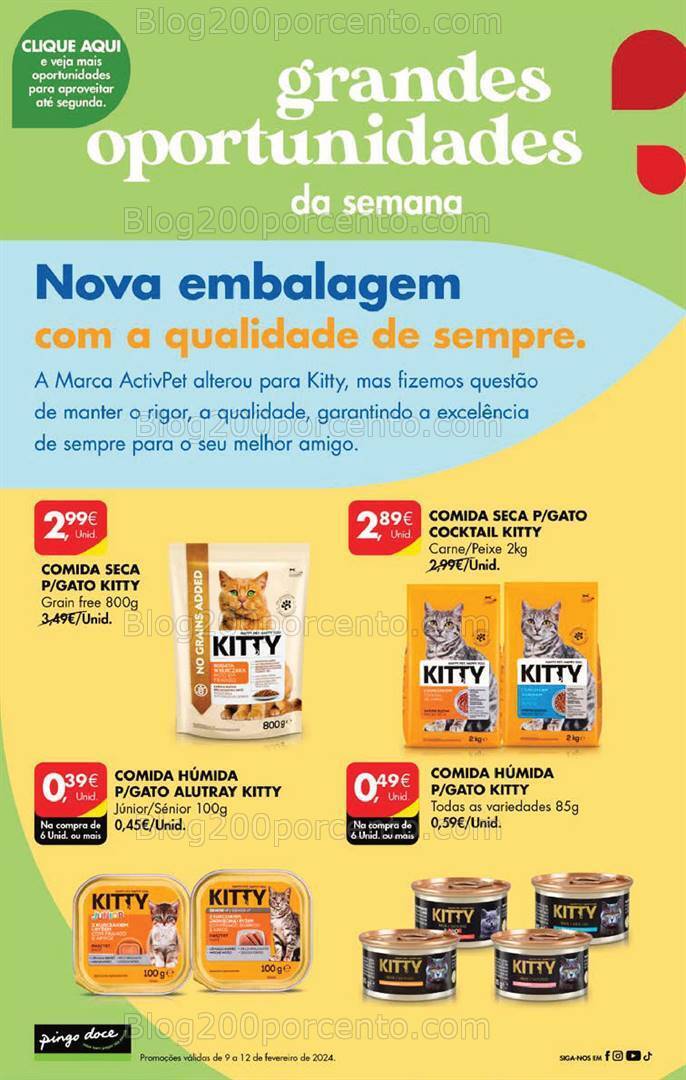 Antevisão Folheto PINGO DOCE Promoções Fim de Semana - 9 a 12 fevereiro