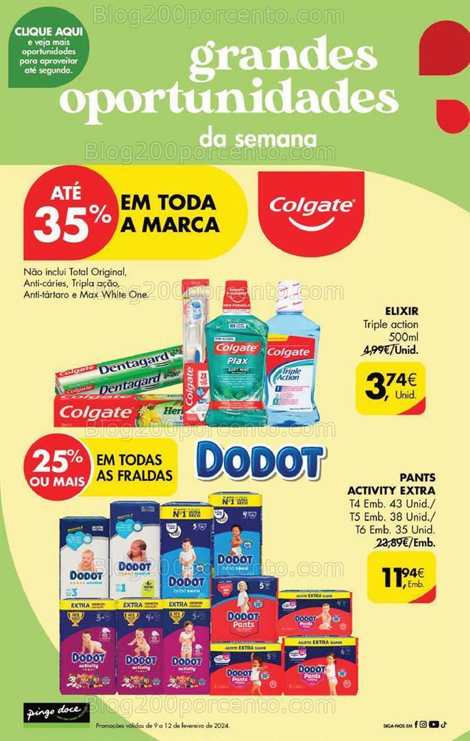 Antevisão Folheto PINGO DOCE Promoções Fim de Semana - 9 a 12 fevereiro