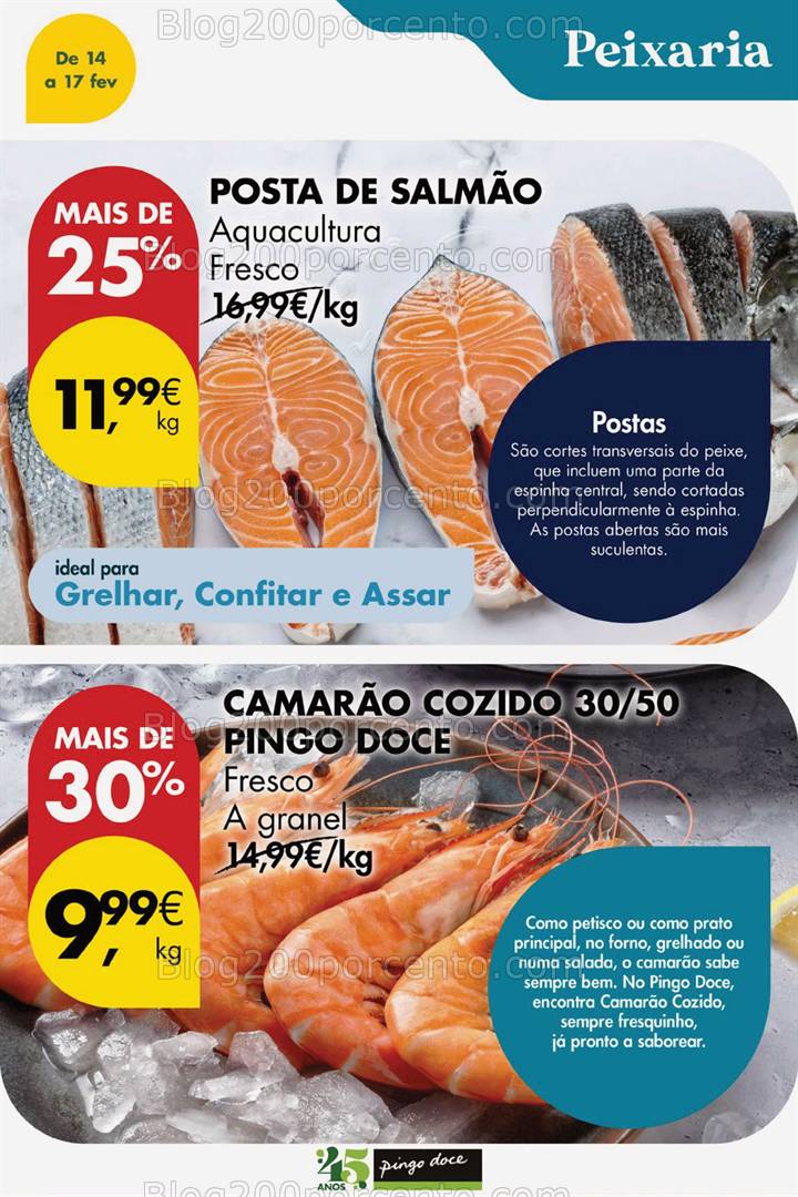 Antevisão Folheto PINGO DOCE Promoções Fim de Semana - 15 e 16 fevereiro