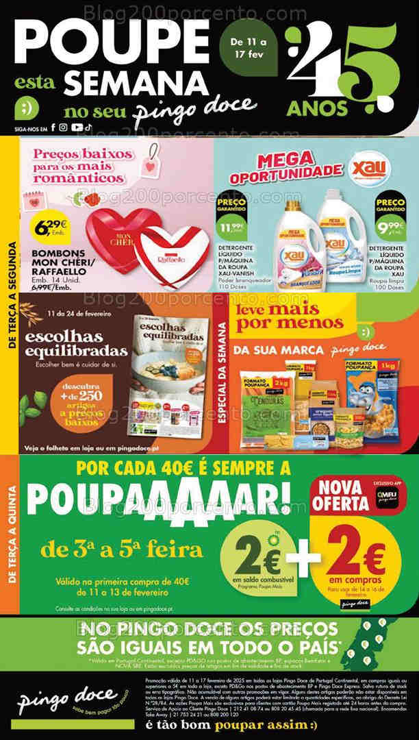 Antevisão Folheto PINGO DOCE Lojas Grandes Promoções de 11 a 17 fevereiro