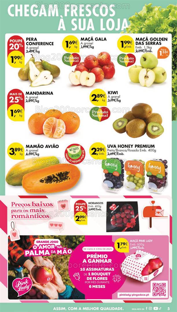 Antevisão Folheto PINGO DOCE Lojas Grandes Promoções de 11 a 17 fevereiro