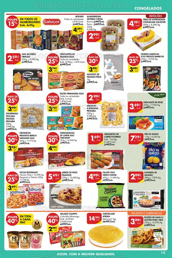 Antevisão Folheto PINGO DOCE Açores Promoções de 13 a 19 fevereiro