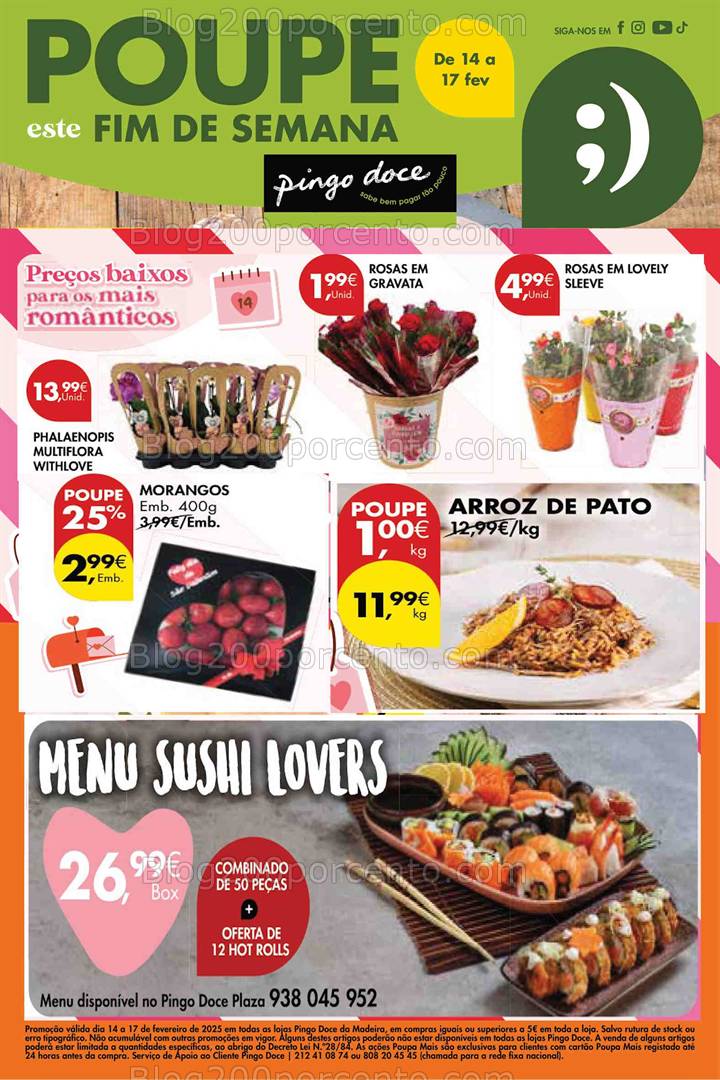 Antevisão Folheto PINGO DOCE Madeira Promoções Fim de Semana - 14 a 17 fevereiro