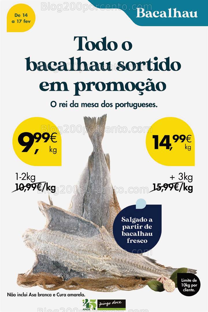 Antevisão Folheto PINGO DOCE Promoções Fim de Semana - 14 a 17 fevereiro