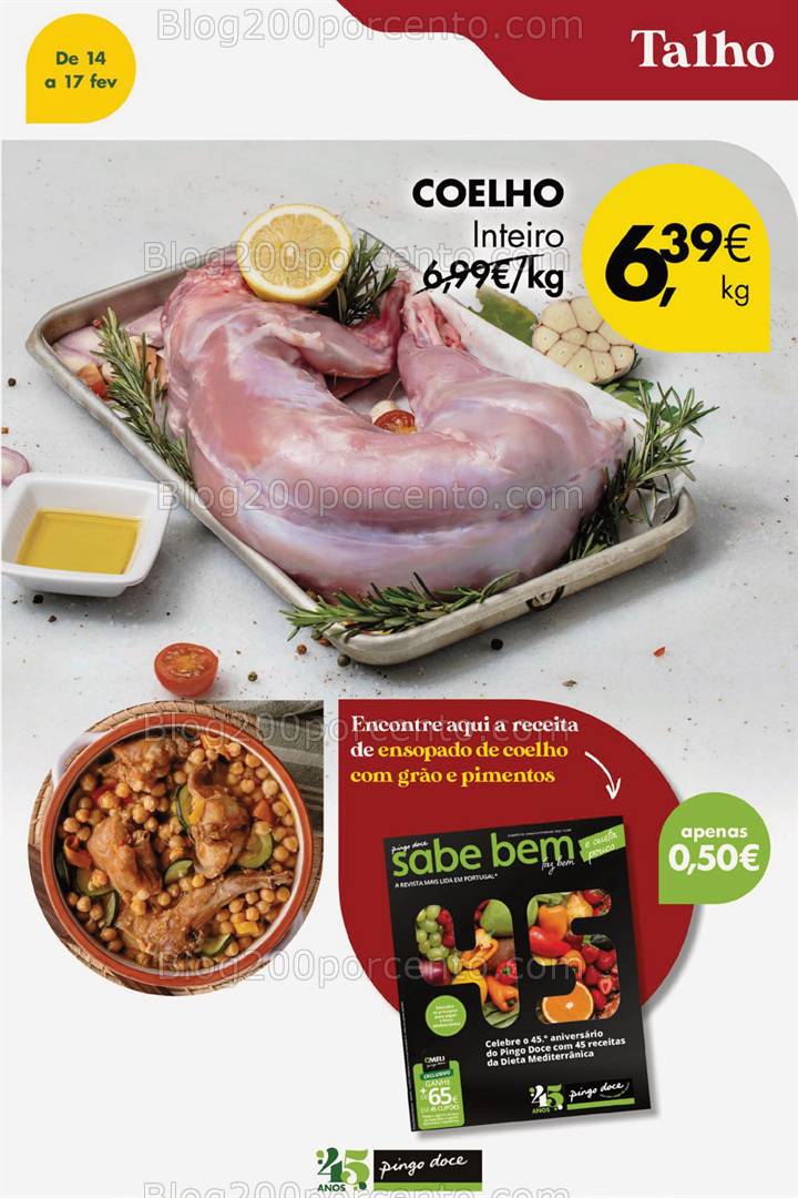 Antevisão Folheto PINGO DOCE Promoções Fim de Semana - 14 a 17 fevereiro