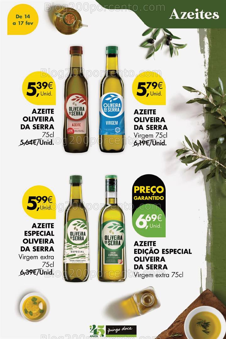 Antevisão Folheto PINGO DOCE Promoções Fim de Semana - 14 a 17 fevereiro