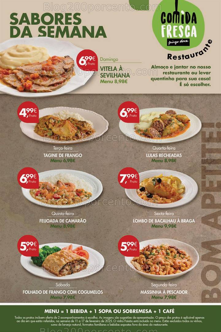 Antevisão Folheto PINGO DOCE Promoções Fim de Semana - 14 a 17 fevereiro