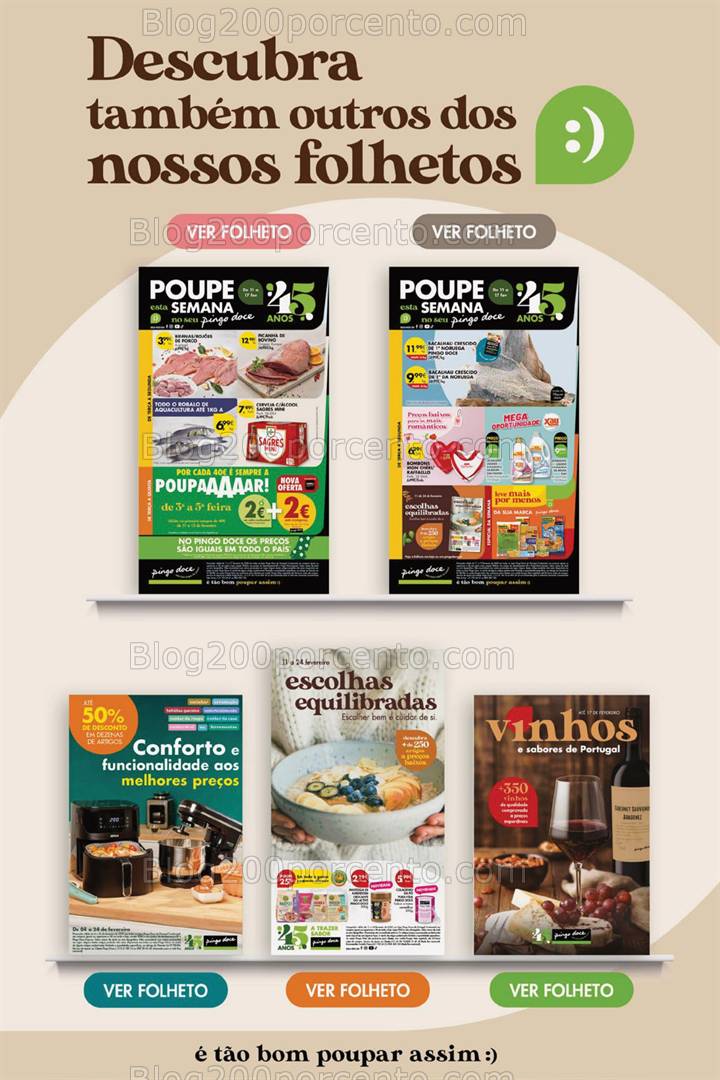 Antevisão Folheto PINGO DOCE Promoções Fim de Semana - 14 a 17 fevereiro