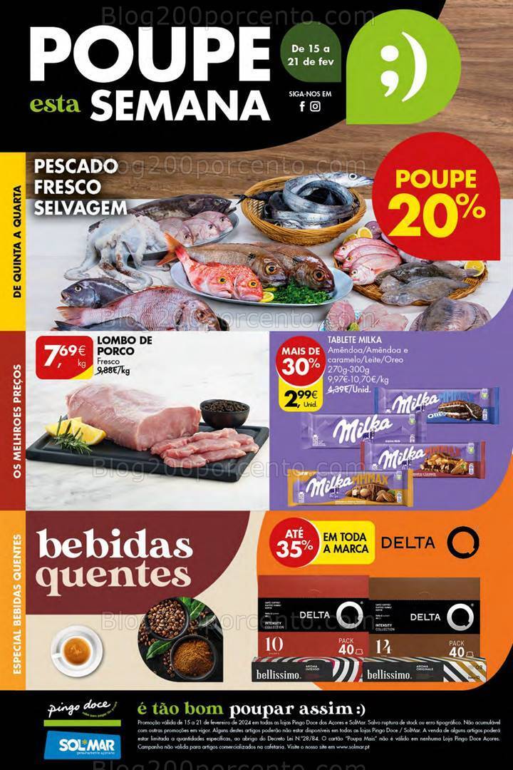 Antevisão Folheto PINGO DOCE Açores Promoções de 15 a 21 fevereiro