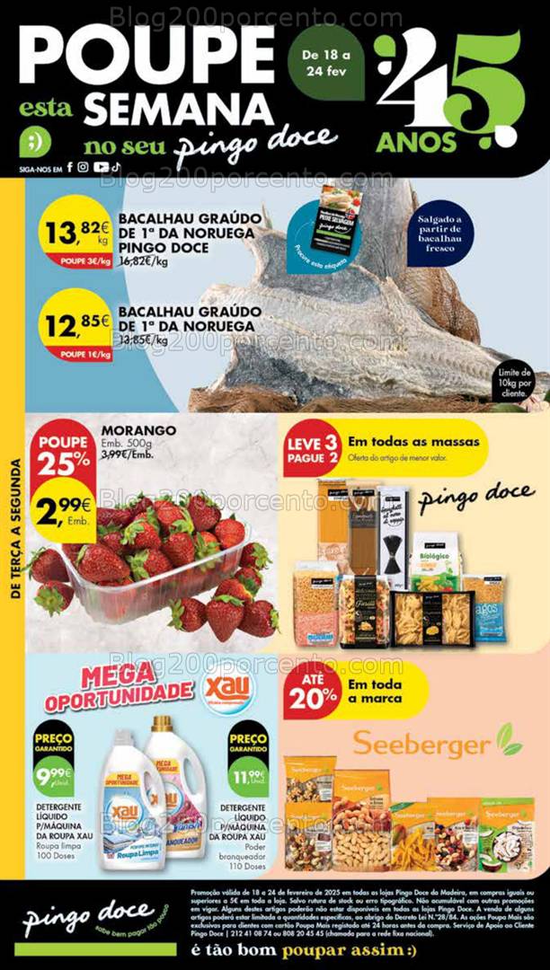Antevisão Folheto PINGO DOCE Madeira Promoções de 18 a 24 fevereiro