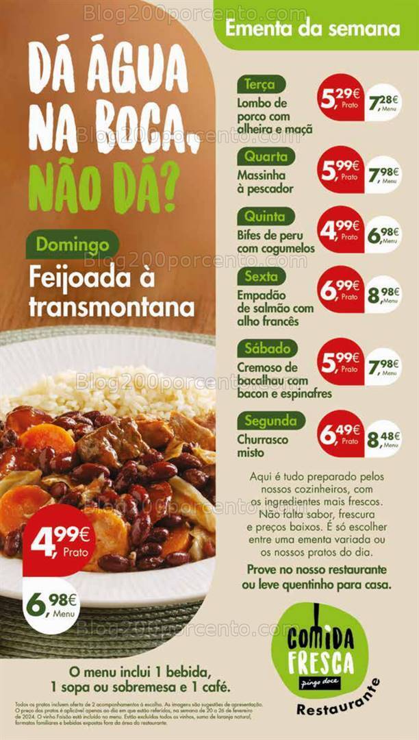 Antevisão Folheto PINGO DOCE Lojas Pequenas Promoções de 20 a 26 fevereiro
