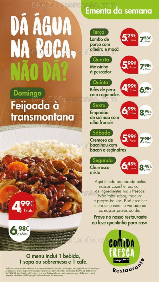 Antevisão Folheto PINGO DOCE Lojas Grandes Promoções de 20 a 26 fevereiro