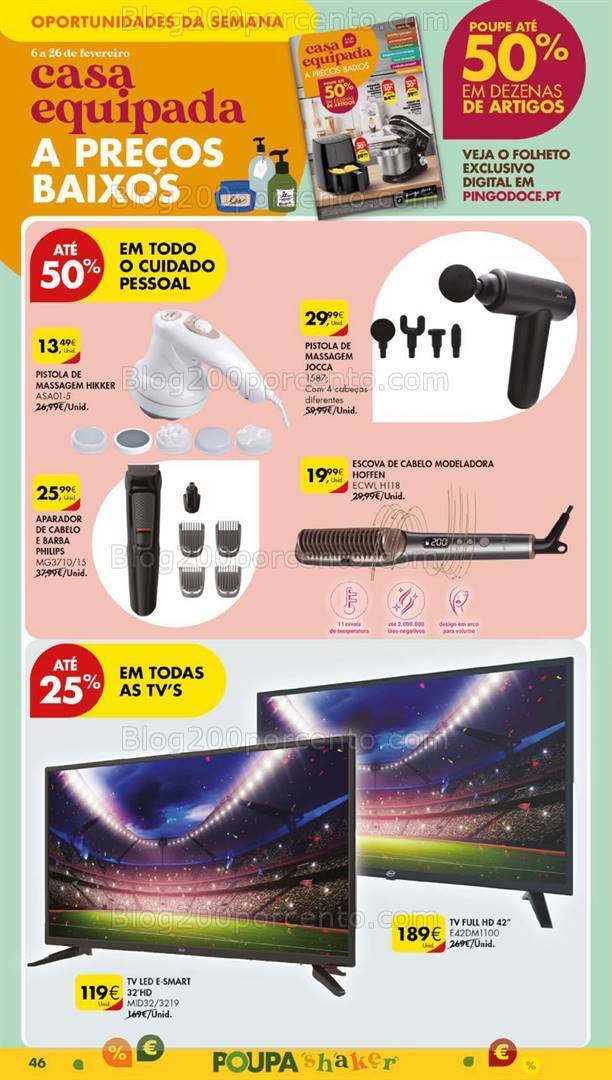 Antevisão Folheto PINGO DOCE Bazar Grandes Promoções de 20 a 26 fevereiro
