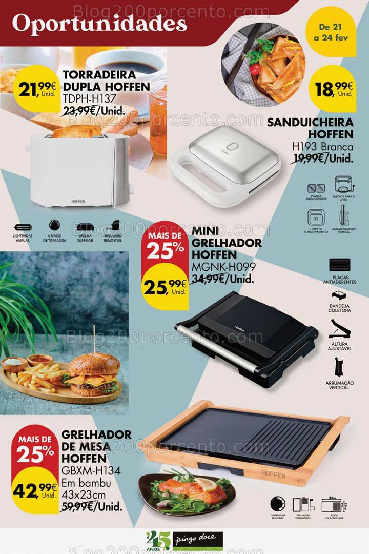 Antevisão Folheto PINGO DOCE Bazar Promoções Fim de Semana - 21 a 24 fevereiro