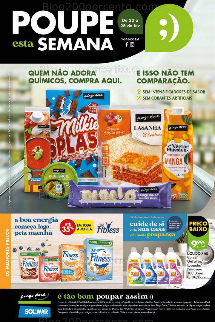 Antevisão Folheto PINGO DOCE Açores Promoções de 22 a 28 fevereiro