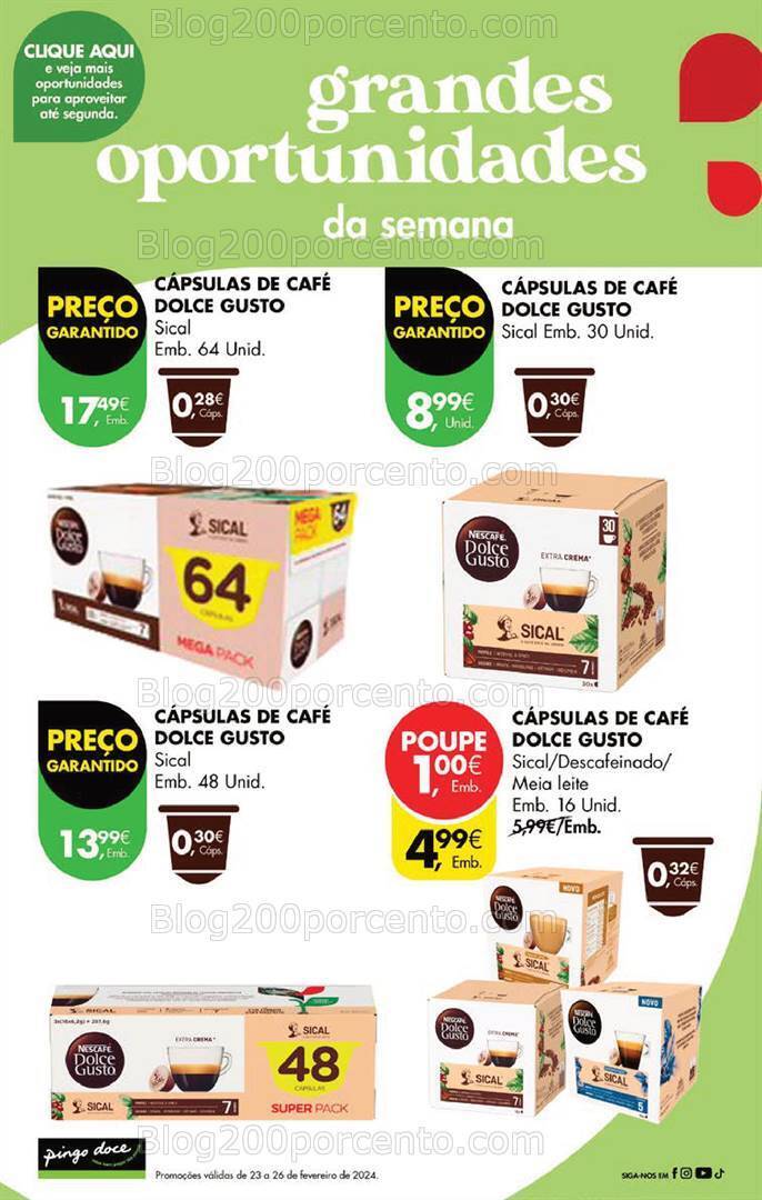 Antevisão Folheto PINGO DOCE Promoções Fim de Semana - 23 a 26 fevereiro