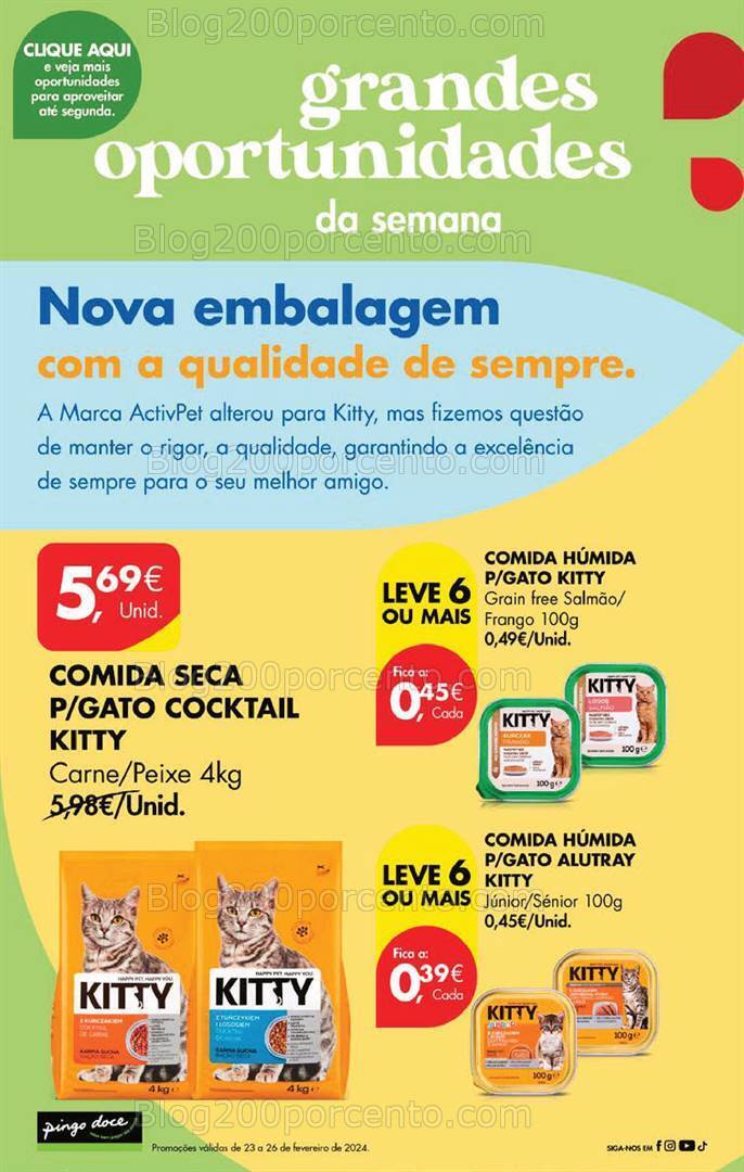 Antevisão Folheto PINGO DOCE Promoções Fim de Semana - 23 a 26 fevereiro