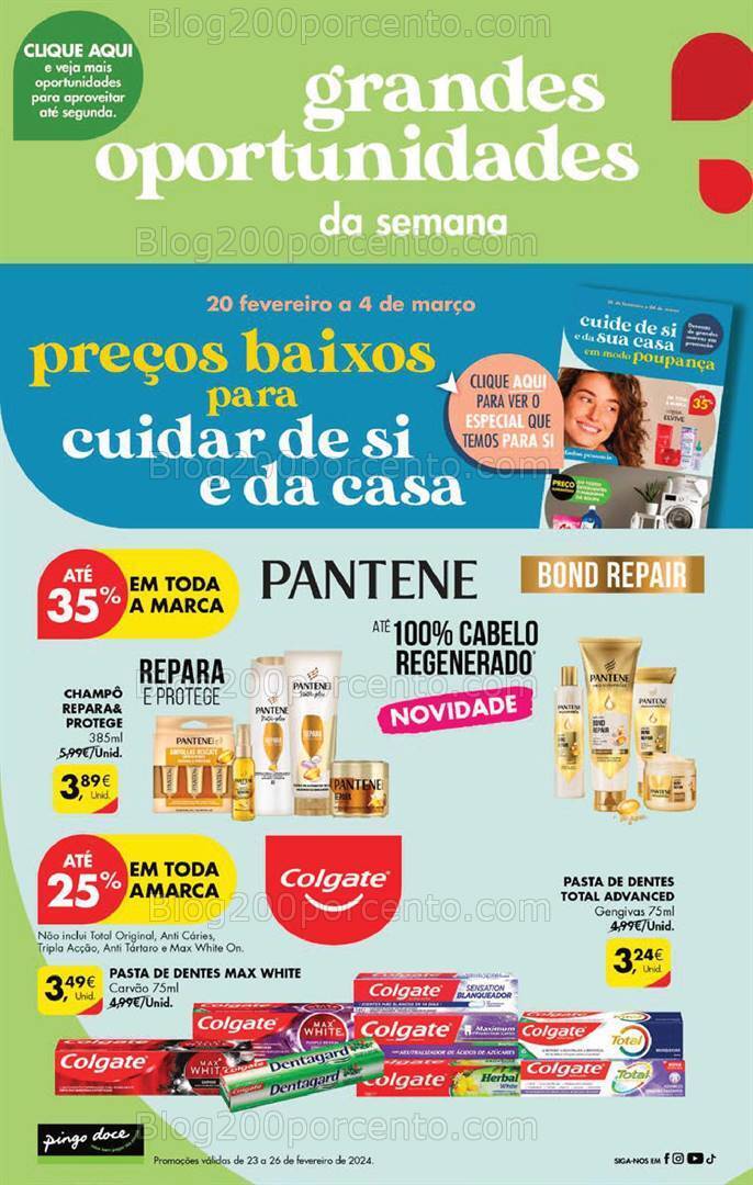 Antevisão Folheto PINGO DOCE Promoções Fim de Semana - 23 a 26 fevereiro
