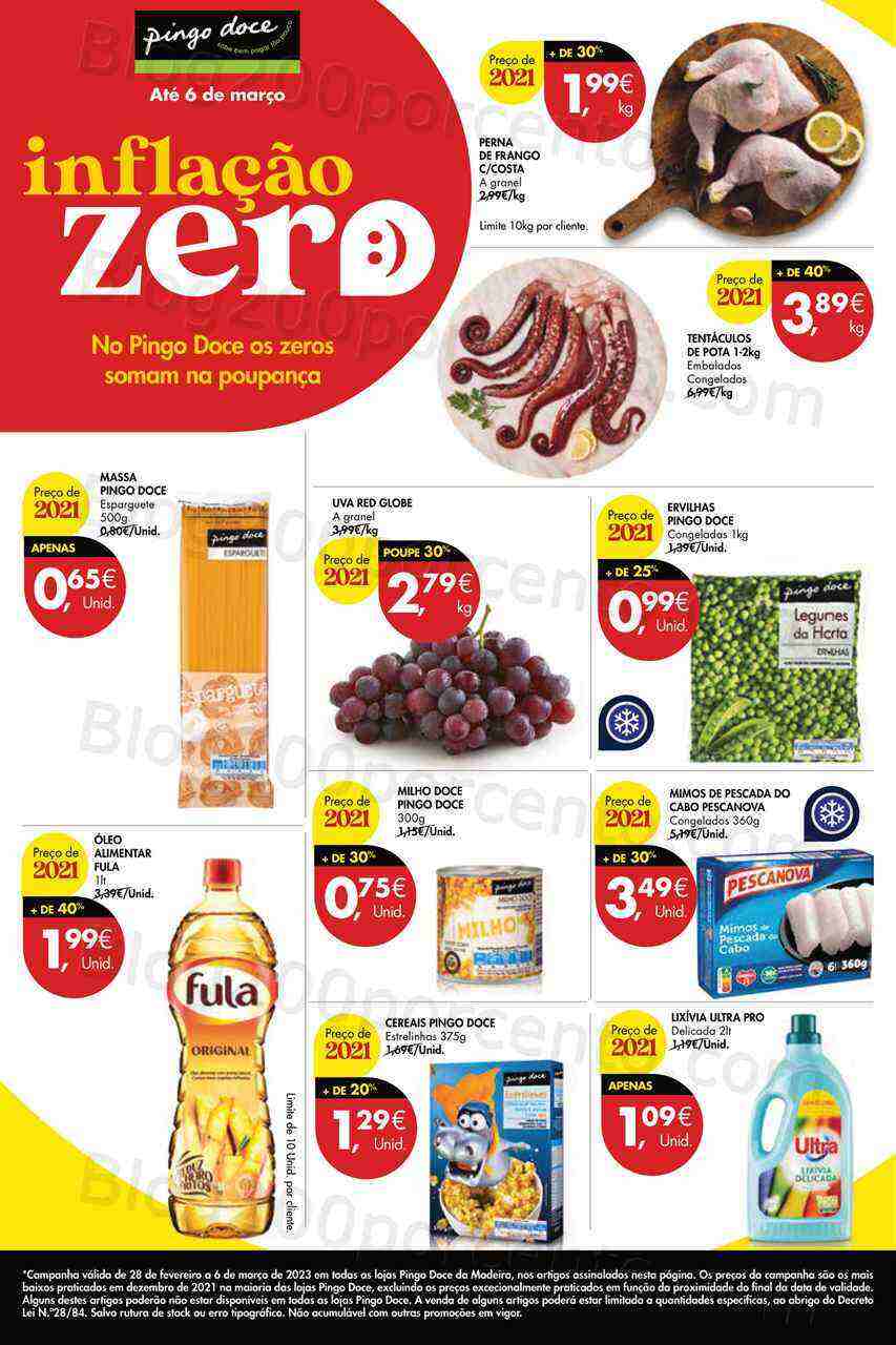 Antevisão Folheto PINGO DOCE Madeira Promoções Fim de Semana - 3 a 6 março