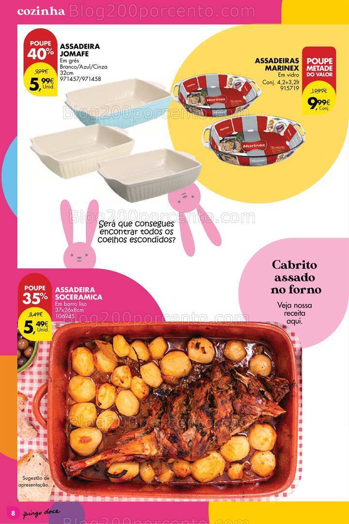 Antevisão Folheto PINGO DOCE Bazar Páscoa Promoções de 27 fevereiro a 1 abril