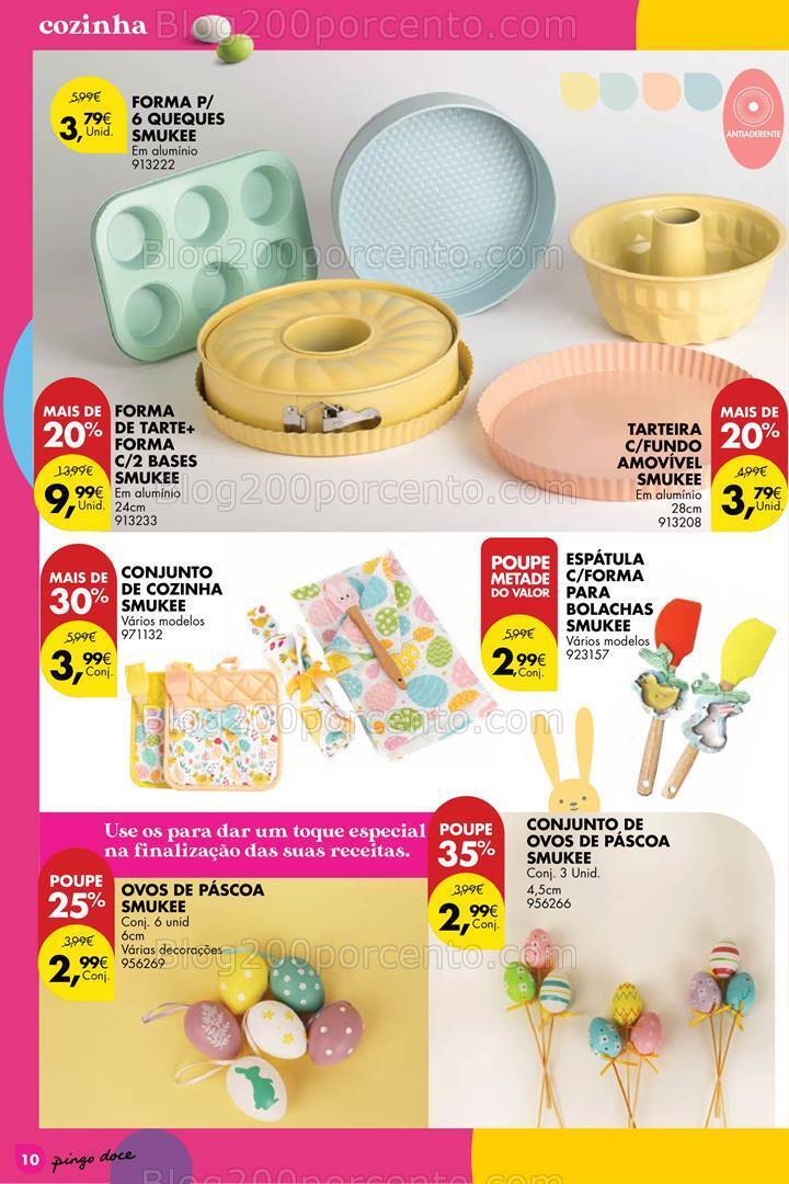 Antevisão Folheto PINGO DOCE Bazar Páscoa Promoções de 27 fevereiro a 1 abril