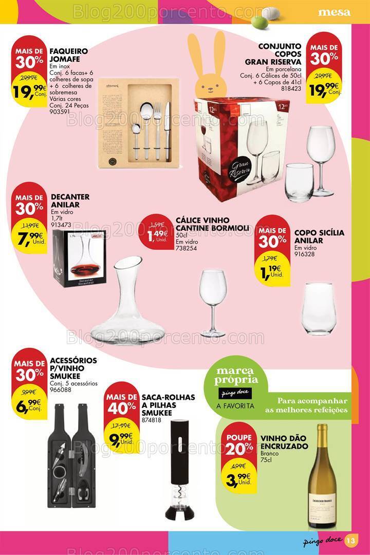 Antevisão Folheto PINGO DOCE Bazar Páscoa Promoções de 27 fevereiro a 1 abril