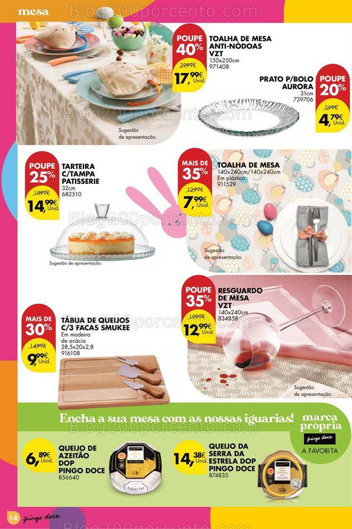 Antevisão Folheto PINGO DOCE Bazar Páscoa Promoções de 27 fevereiro a 1 abril